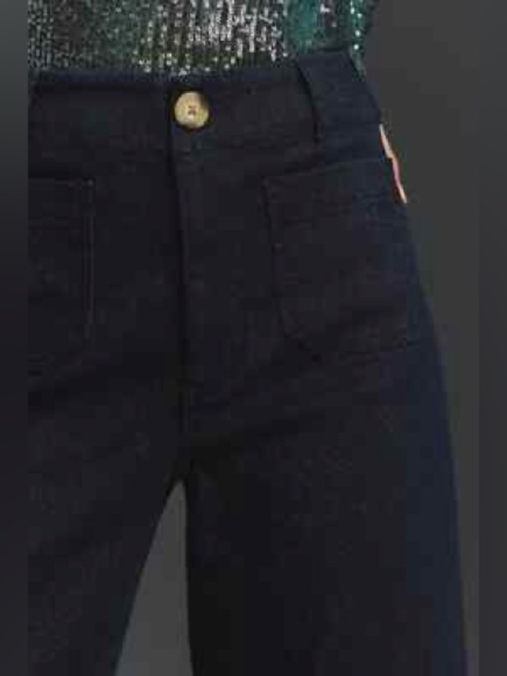 Maeve by Anthropologie The Colette Sparkle Wide Cropped Pants - Picture 13 of 13